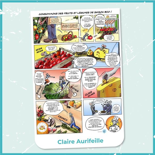 Claire Aurifeile illustration BD informative 2